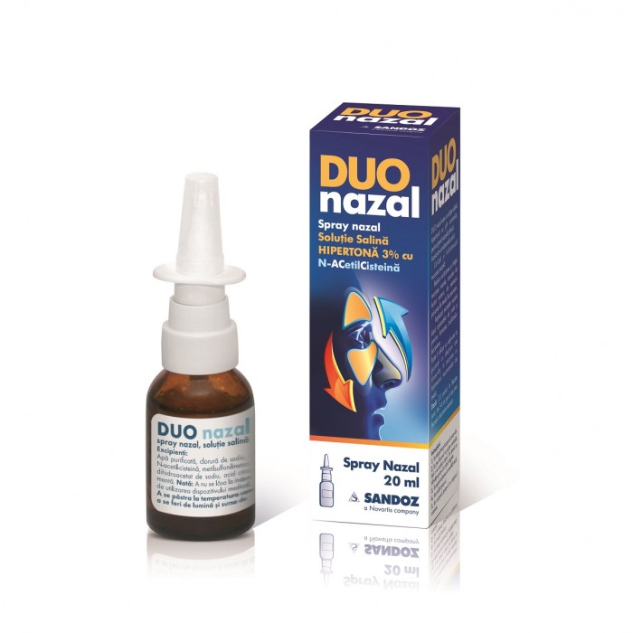 Duo nazal 3% spray x 20 ml, Sandoz Gmbh - Austria