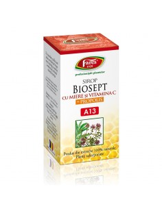 Biosept Sirop cu Miere, Vitamina C și Propolis – 100 ml...