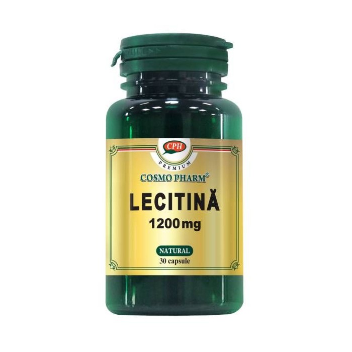 Lecitina 1200mg premium, 30 cps, CosmoPharm