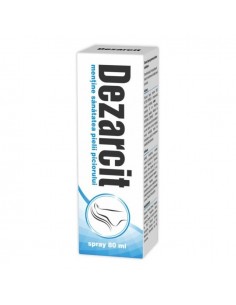 Dezarcit Spray Antiperspirant pt Picioare, 80 ml, Zdrovit