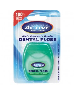 ctive Dental Floss Mint Waxed 100 m (fâșie dentară...