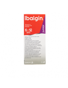Ibalgin Junior 200mg/5ml suspensie orala flacon x100ml,... 2