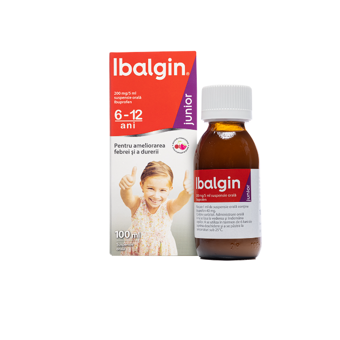 Ibalgin Junior 200mg/5ml suspensie orala flacon...