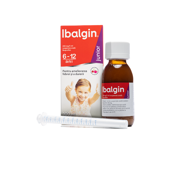 Ibalgin Junior 200mg/5ml suspensie orala flacon...