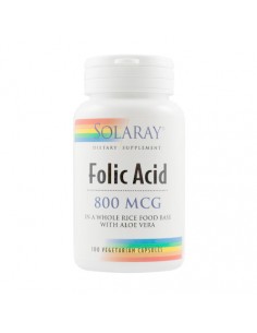Acid folic, 800 mcg, 100 capsule, Secom
