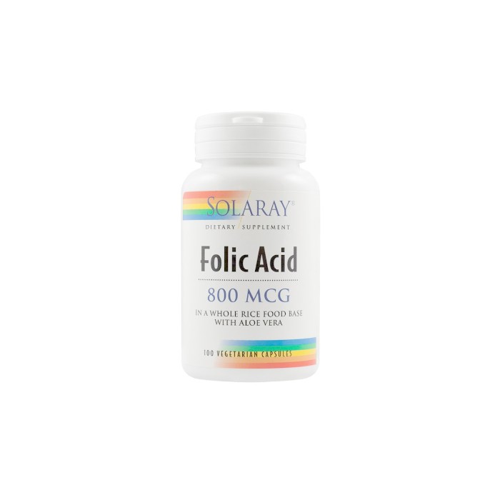 Acid folic, 800 mcg, 100 capsule, Secom