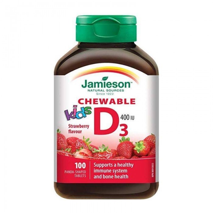 Vitamina D3 copii, 400UI, 100 TB, Jamieson