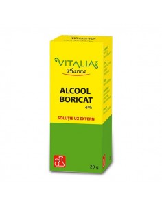 Alcool Boricat 4% – 20 g, Vitalia
