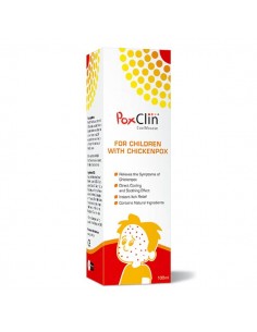 PoxClin Spumă răcoritoare pentru vărsat de vant 100 ml...