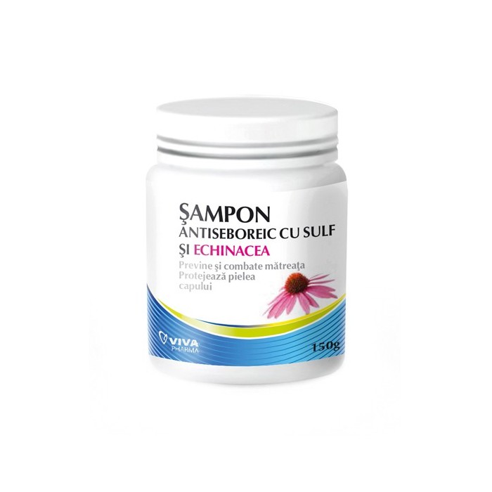 Sampon antiseboreic cu sulf si echinachea, 150g, Vitalia