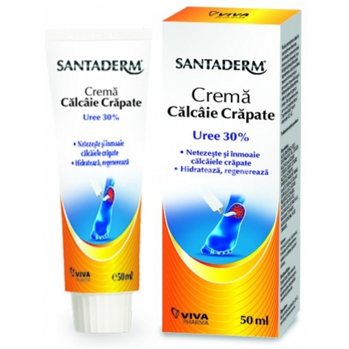 Santaderm crema calcaie crapate x50ml, Vitalia