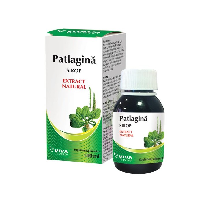 Sirop patlagina 100 ml, Vitalia