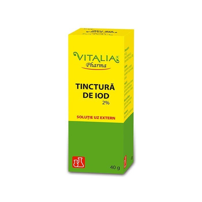 Tinctura de iod 2%, 40g, Vitalia