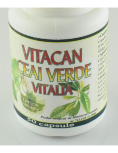 Vitacan ceai verde x50cps
