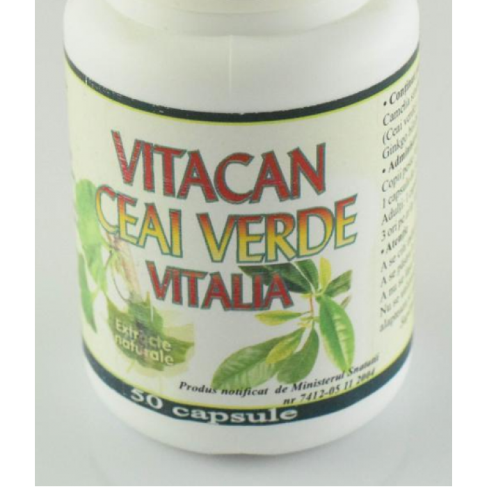 Vitacan ceai verde x50cps