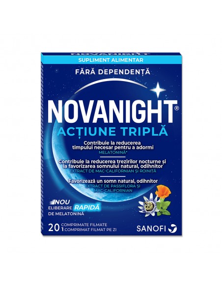 Novanight, 20 de comprimate filmate, Sanofi