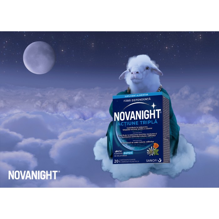 Novanight, 20 de comprimate filmate, Sanofi