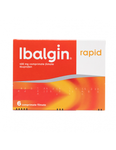 Ibalgin Rapid 400mg x6cpr filmate, Sanofi Romania S.R.L....