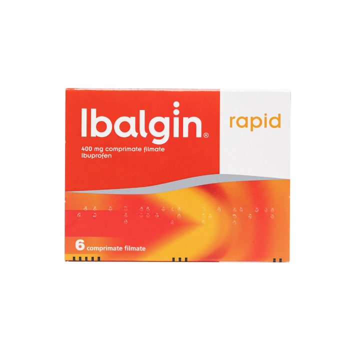 Ibalgin Rapid 400mg x6cpr filmate, Sanofi Romania S.R.L. - Romania