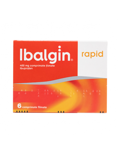 Ibalgin Rapid 400mg x6cpr filmate, Sanofi Romania S.R.L. - Romania