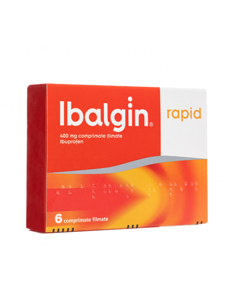 Ibalgin Rapid 400mg x6cpr filmate, Sanofi Romania S.R.L. - Romania