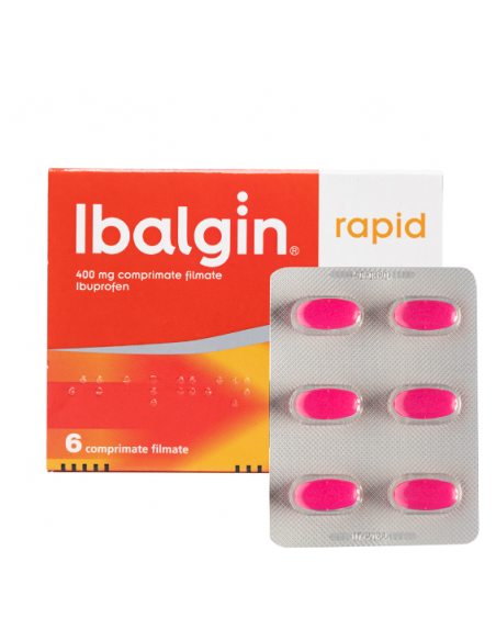 Ibalgin Rapid 400mg x6cpr filmate, Sanofi Romania S.R.L. - Romania