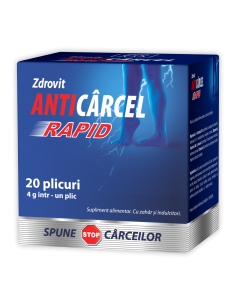 Anticarcel Rapid – 20 plicuri, Zdrovit