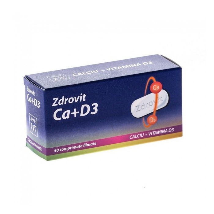 CaD3, 50 cpr, Zdrovit
