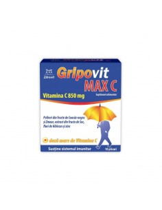 Gripovit Max C, 10 Plicuri, Zdrovit