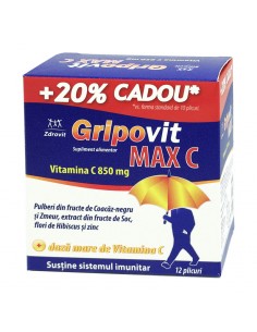 Gripovit max c x10pl  20% cadou
