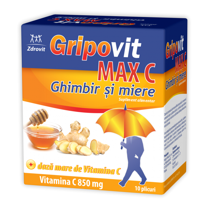 Gripovit max c ghimbirmiere x10pl