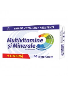 Multivitamine si Minerale cu Luteina, 56 tablete, Zdrovit
