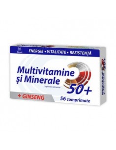 Multivitamine si Minerale cu Ginseng 50, 56 de...
