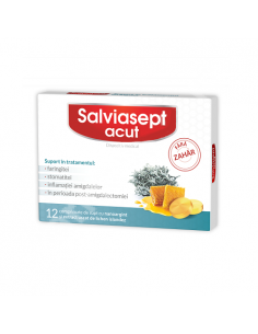 Salviasept Acut Fara Zahar x 12 cpr