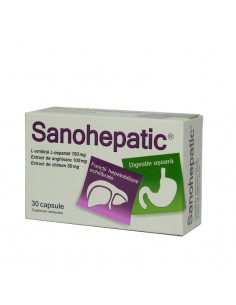 Sanohepatic, 30 cps, Zdrovit,33% gratis