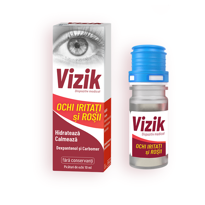 Picatur Vizik pentru ochi iritati si rosii, 10 ml, Zdrovit