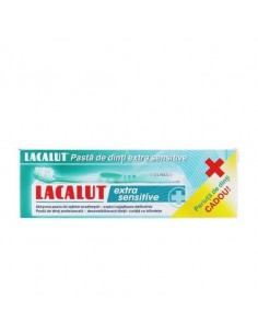 Lacalut Extra Sensitive Pasta x 75ml  Perie sensitive