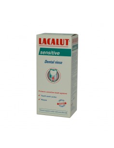 Lacalut sensitive antiplaque apa de gura x 300 ml