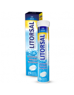 Litorsal — comprimate efervescente 24 bucăți cu aromă de...