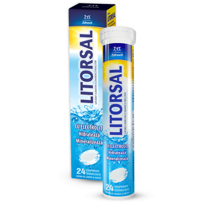 Litorsal, 24 de comprimate efervescente, Zdrovit