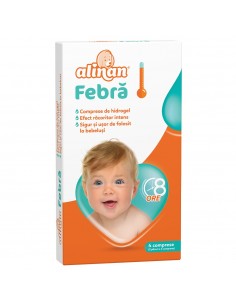 Alinan febra - comprese cu hydrogel x 4 buc