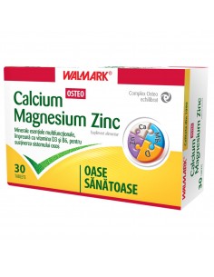 Calciu, Magneziu si Zinc Osteo, x 30 tablete, Walmark