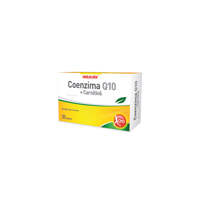 Coenzima Q10  Carnitina, 30 comprimate, Walmark