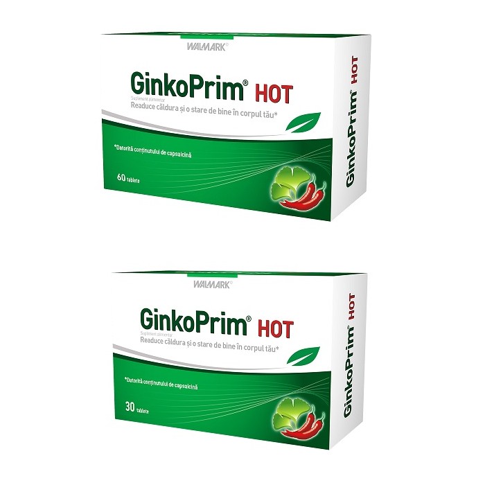 Ginkoprim hot 60 tb  ginkoprim hot 30 tb (cadou)
