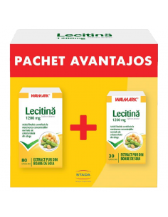 Walmark Lecitina 1200 mg – Pachet promo 80 capsule + 30...