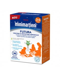 Minimartieni Futura 3-6 ani, 30 tablete, Walmark