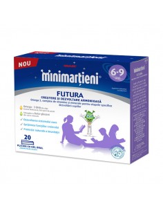 Minimartieni Futura 6-9 ani, 20 plicuri, Walmark