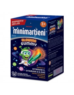 Minimartieni Glowing Gummy, 50 jeleuri, Walmark