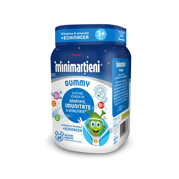 Minimartieni Gummy Imunactiv, 60 jeleuri, Walmark