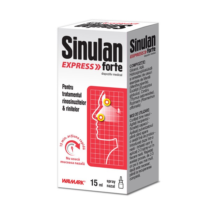 Sinulan spray, 1 flacon, Walmark